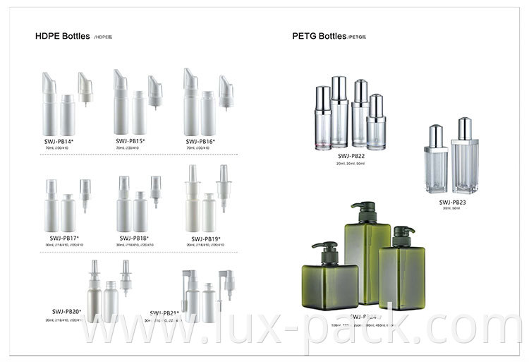 Manufacturers Custom Pink Plastic bottle Cosmetic 60ML 10g Cream Packaging Skin Care Bottle Face Cream Jars
